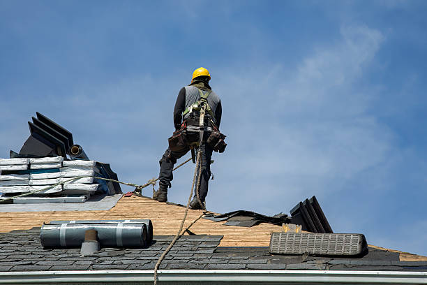 Professional Storm Damage Roof Repair technician working in Mullica Hill, NJ